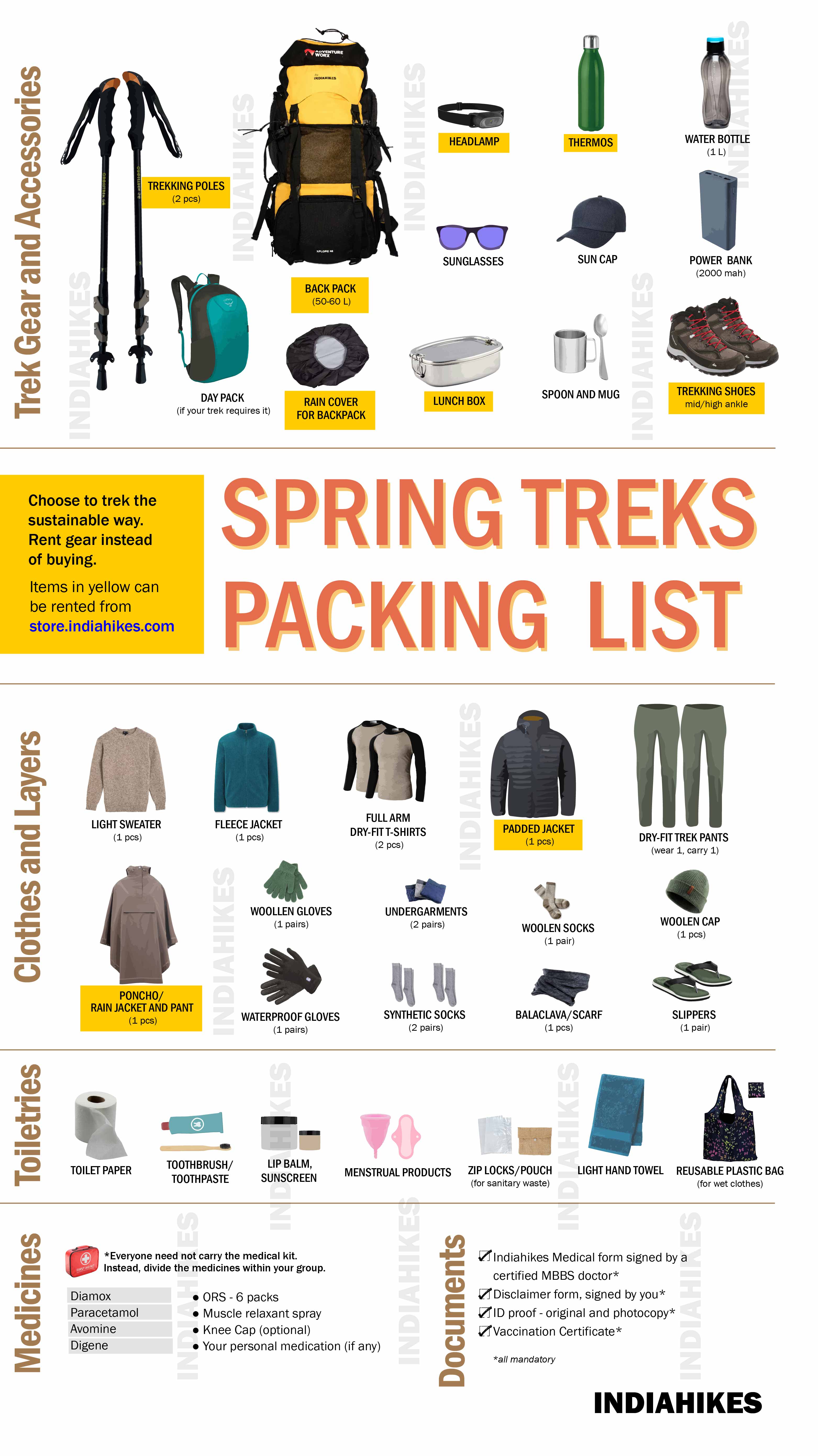 Essential things for trekking hotsell